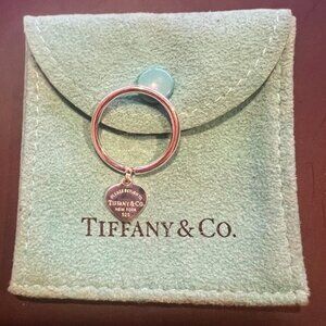 Authentic Tiffany Return to Heart Dangle Ring - Size 6.5